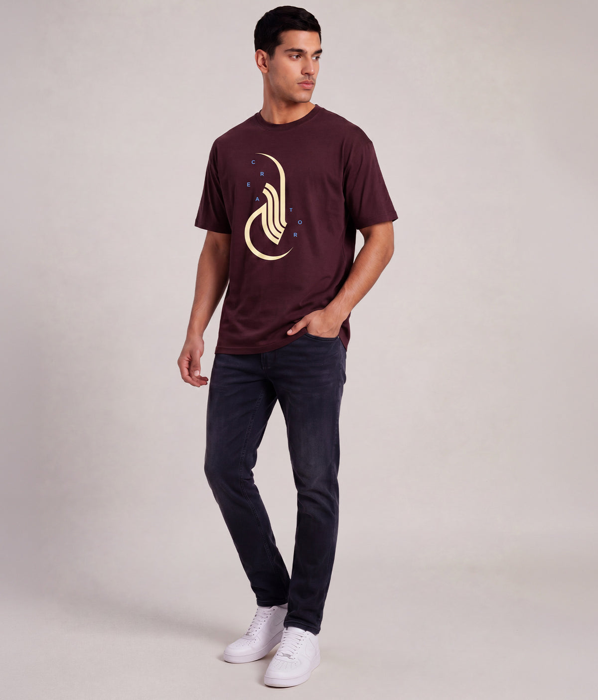 Creator Tee – Burgundy