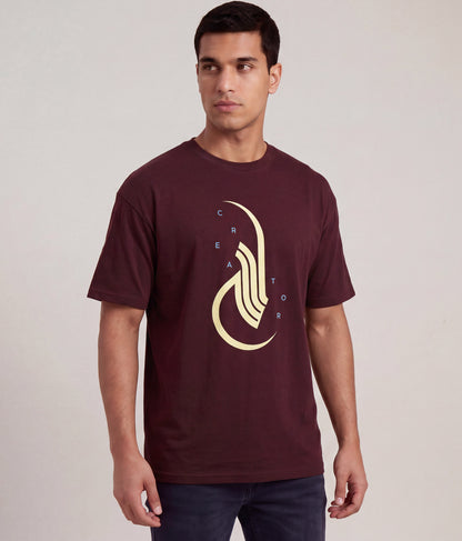 Creator Tee – Burgundy