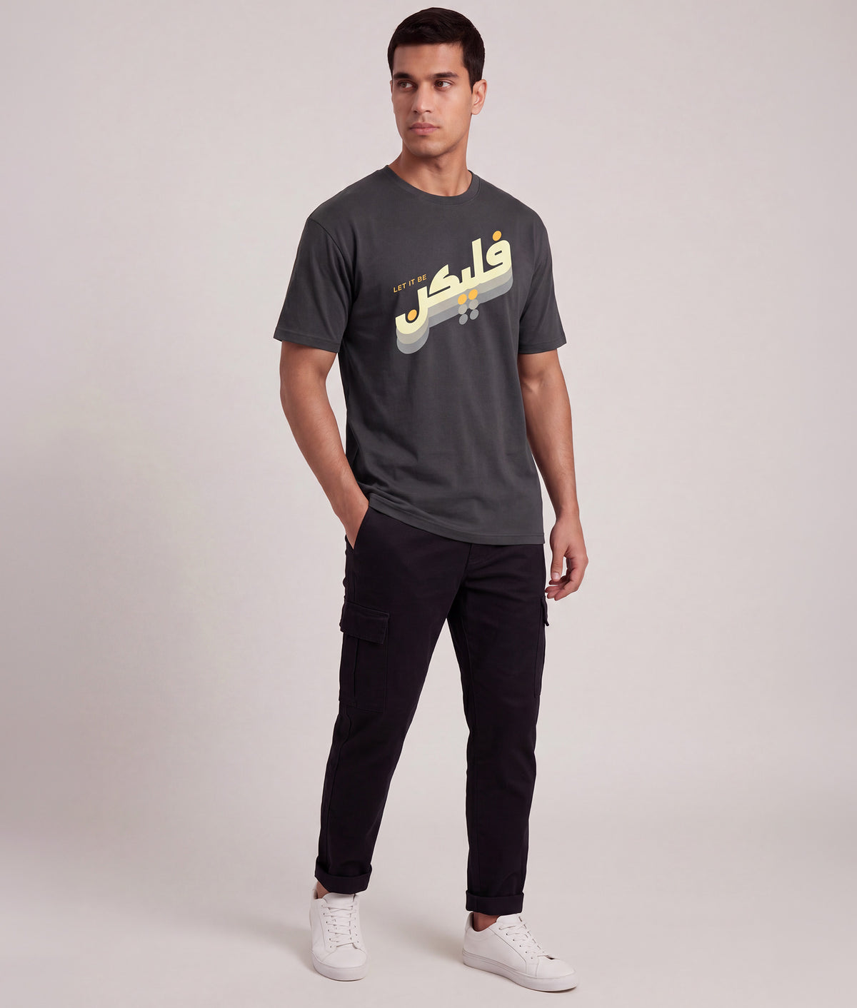 Let It Be Tee – Coal