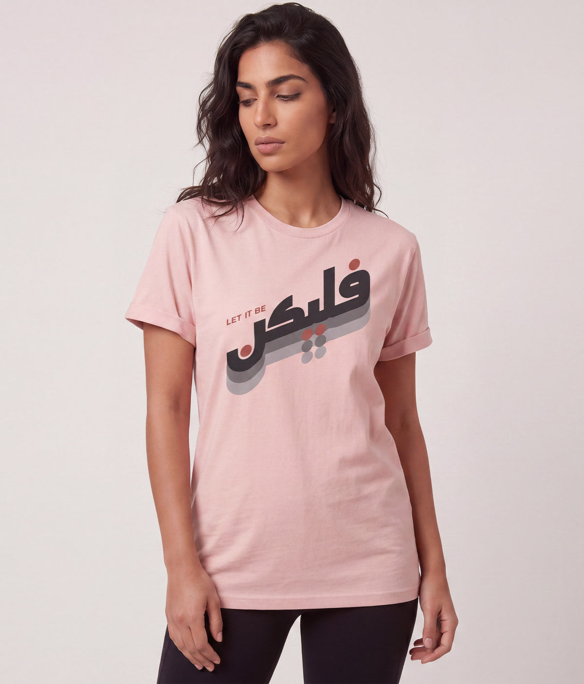 Let It Be Tee – Pink