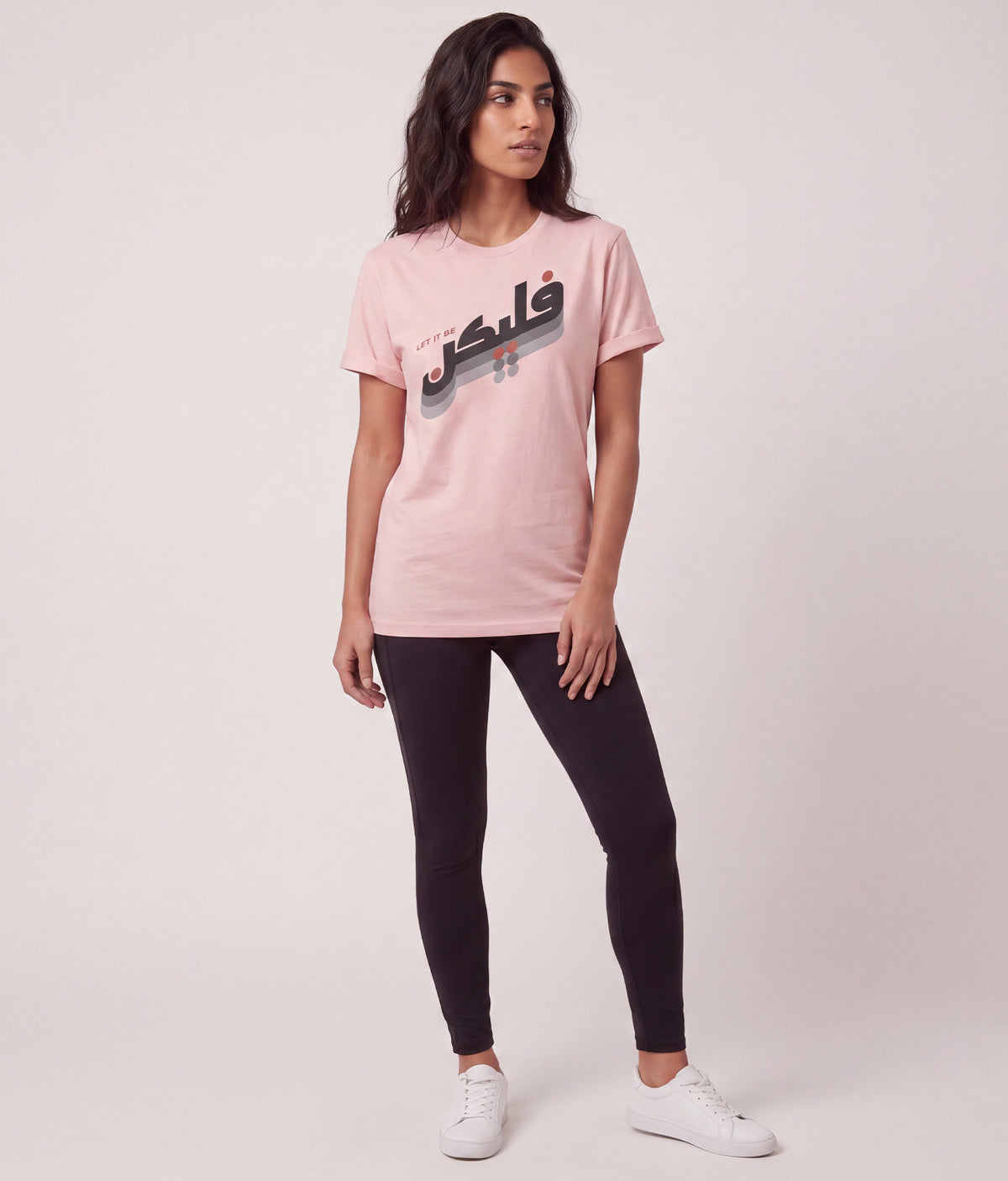 Let It Be Tee – Pink