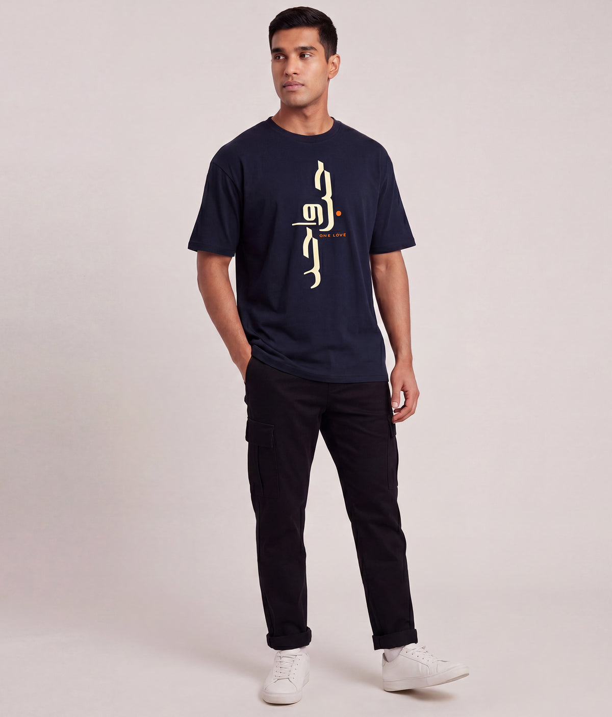 One Love Tee – Navy
