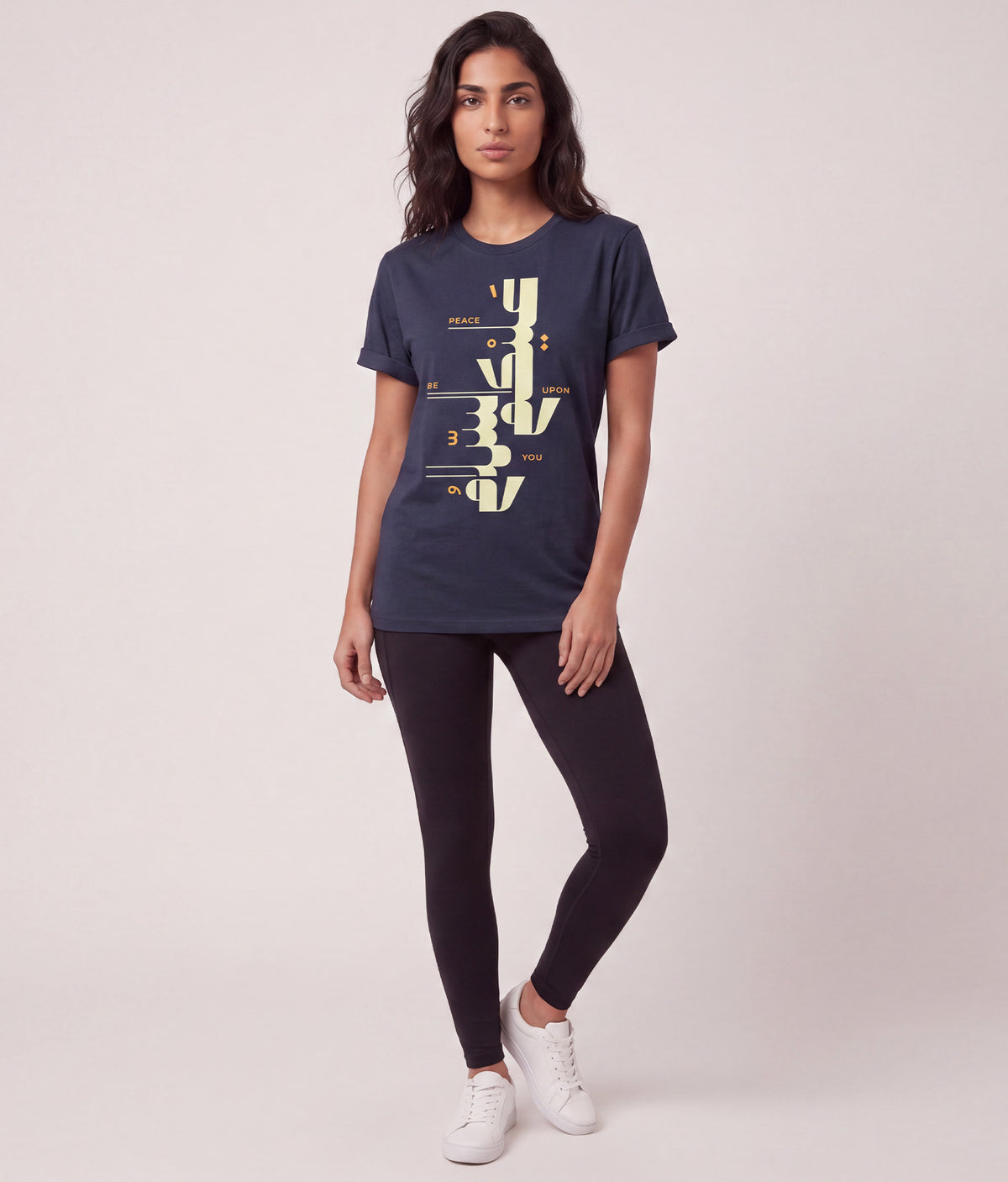 Peace Be Upon You Tee – Midnight Blue
